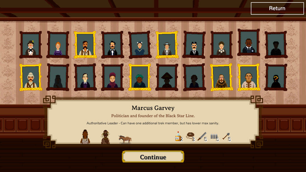 Katso lähemmin Curious Expedition: characters