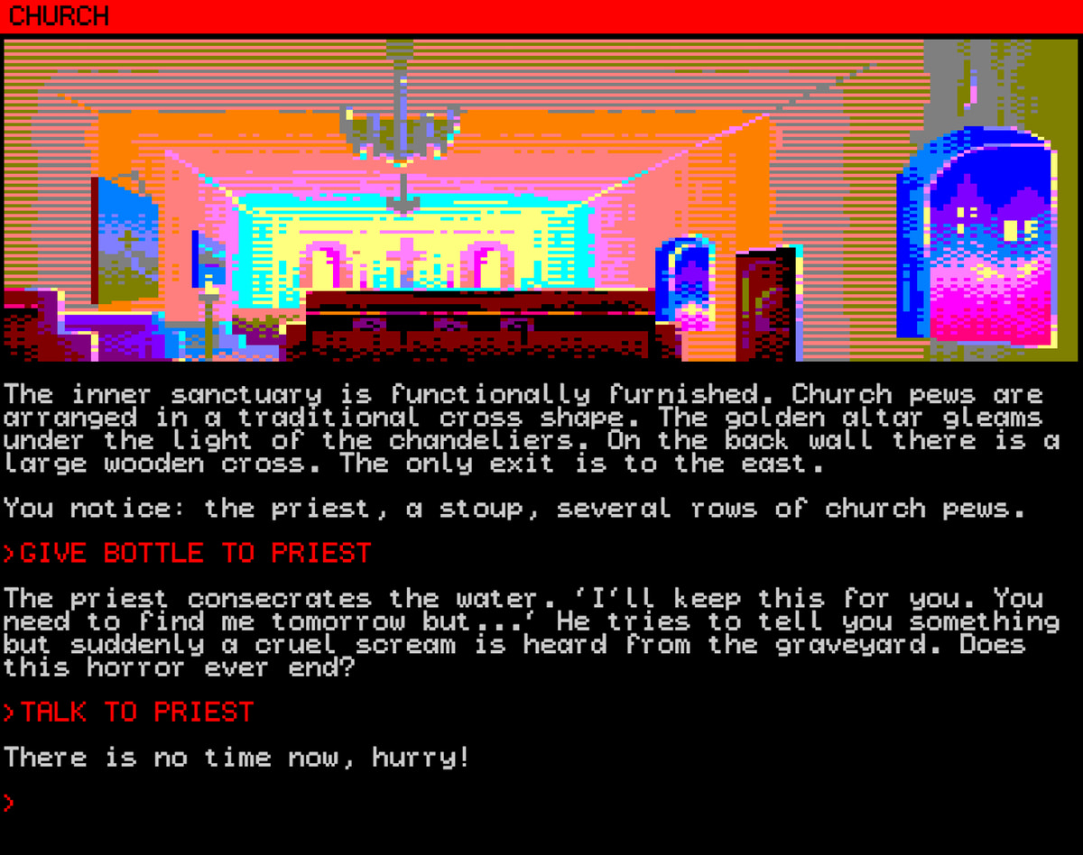Katso lähemmin The Curse of Rabenstein: church