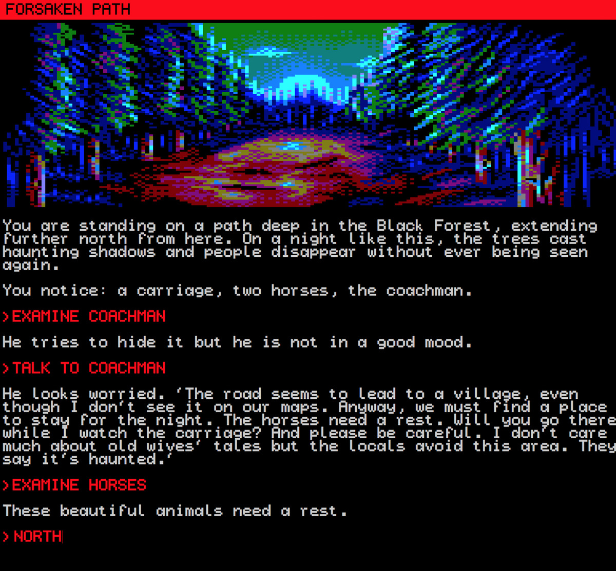 Katso lähemmin The Curse of Rabenstein: path