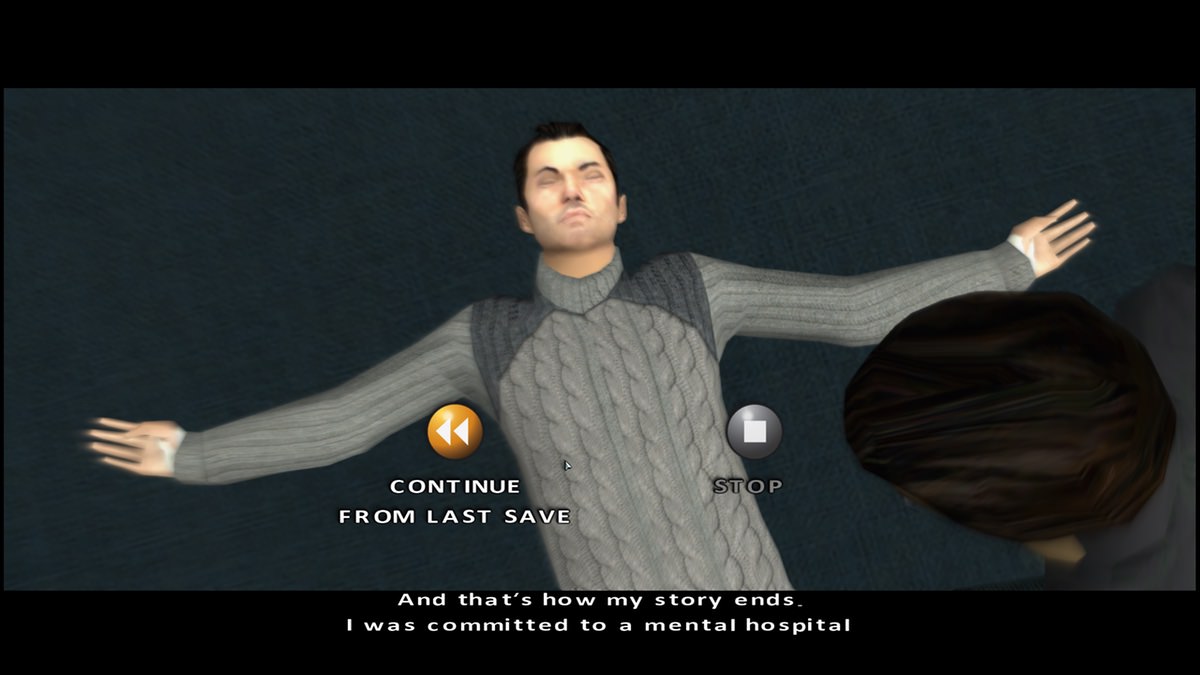 Katso lähemmin Fahrenheit: Indigo Prophecy Remastered: game over