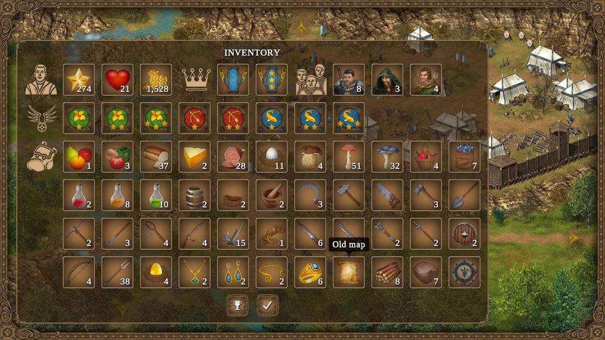 Katso lähemmin Hero of the Kingdom: inventory