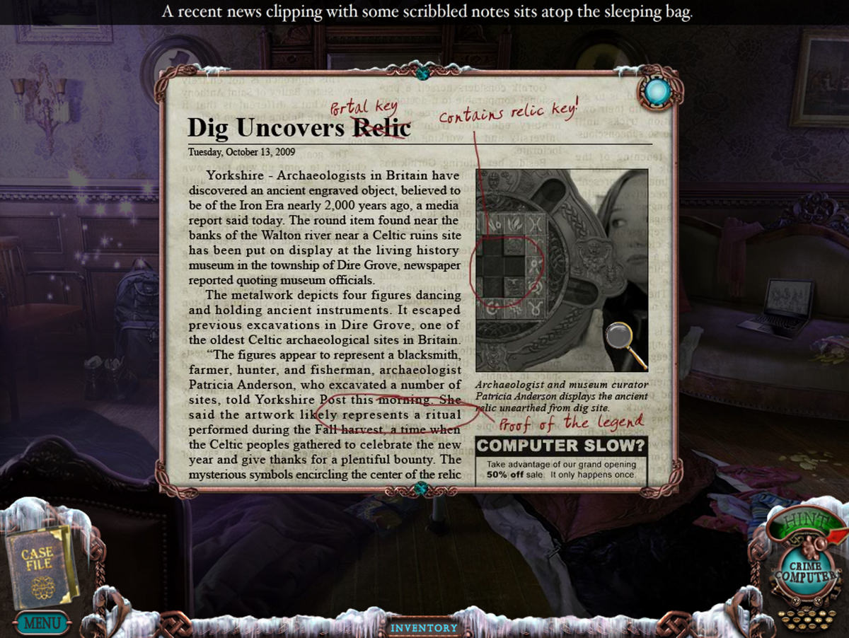 Katso lähemmin Dire Grove Collector's Edition: Newspaper clip