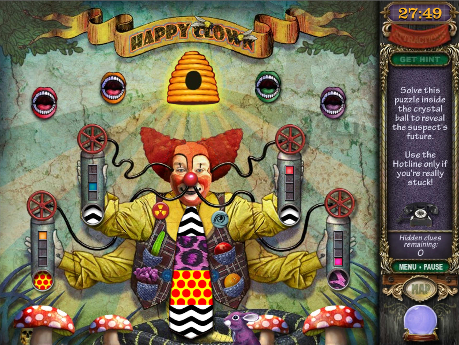Katso lähemmin Mystery Case Files Madame Fate: clown puzzle