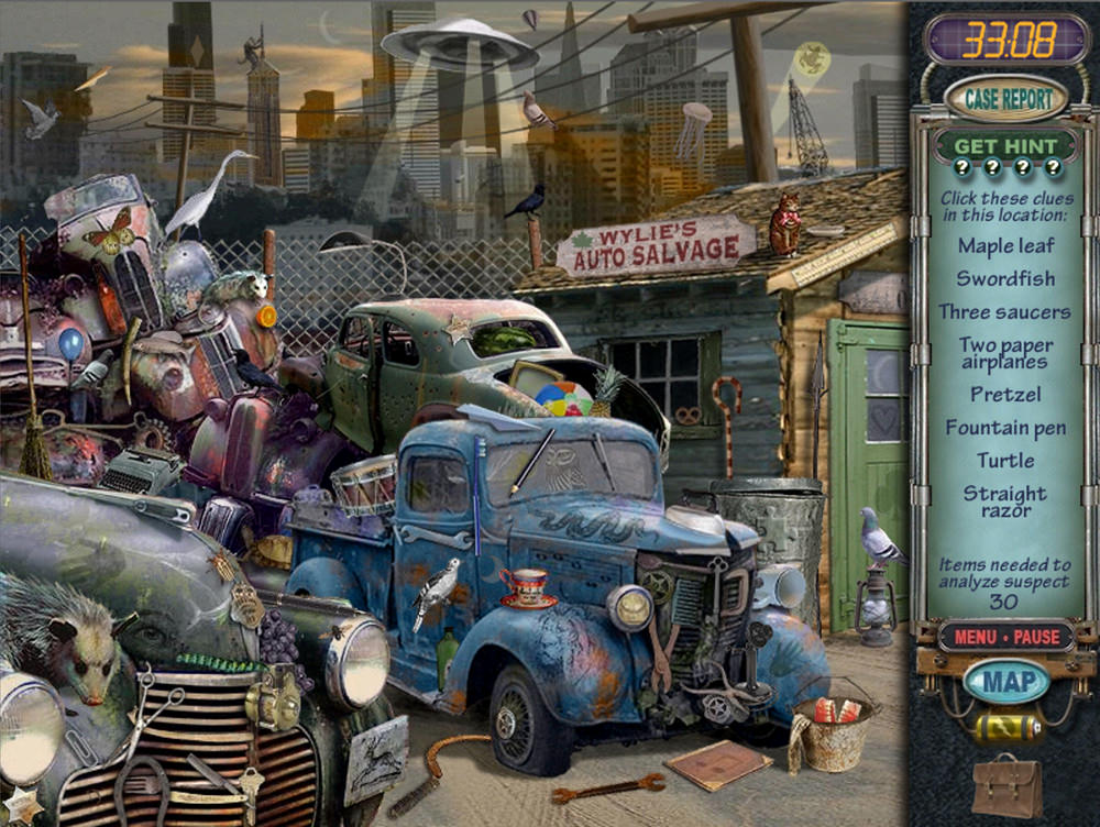 Katso lähemmin Mystery Case Files Prime Suspects: auto salvage