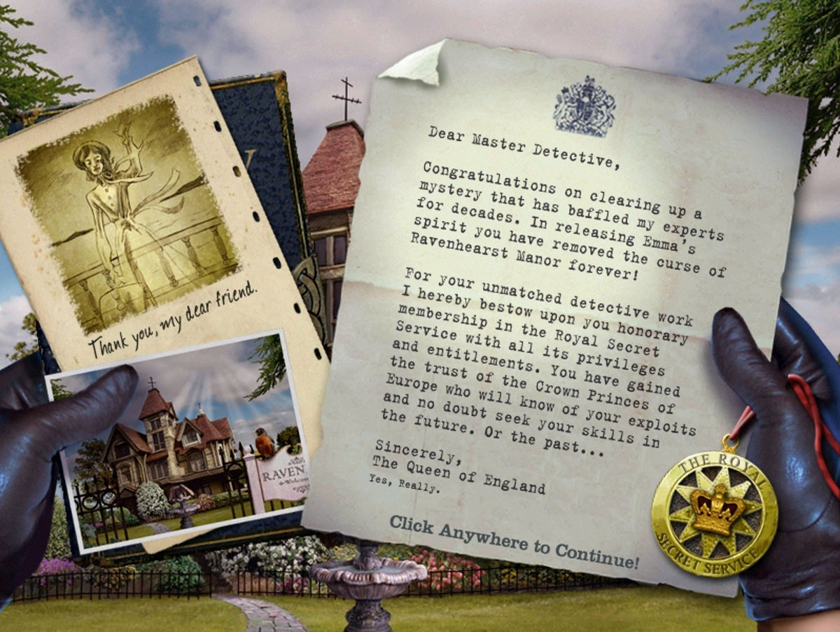 Katso lähemmin Mystery Case Files Ravenhurst: congratulations