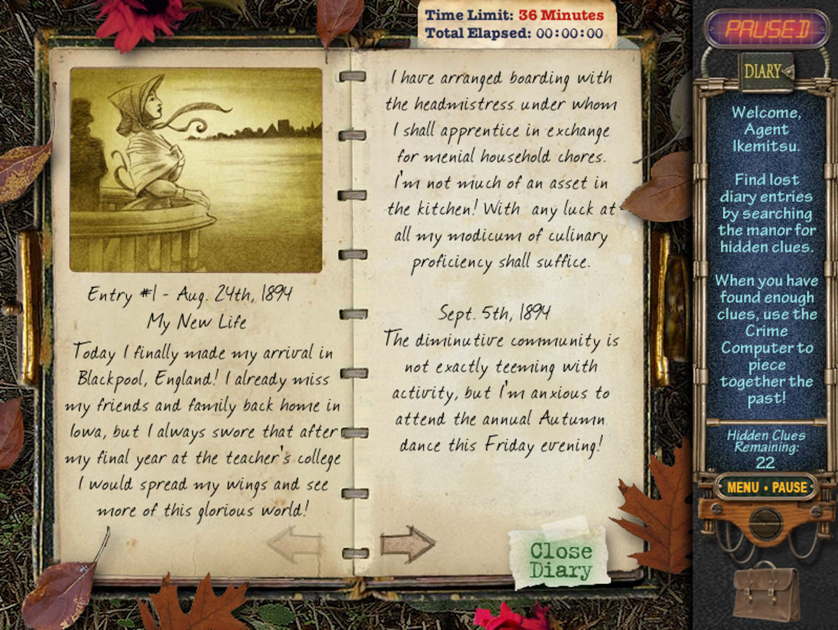 Katso lähemmin Mystery Case Files Ravenhurst: diary