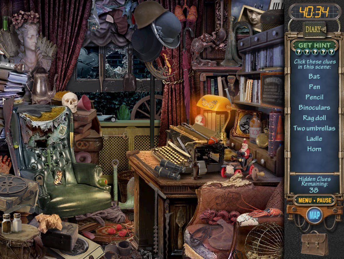 Katso lähemmin Mystery Case Files Ravenhurst: study