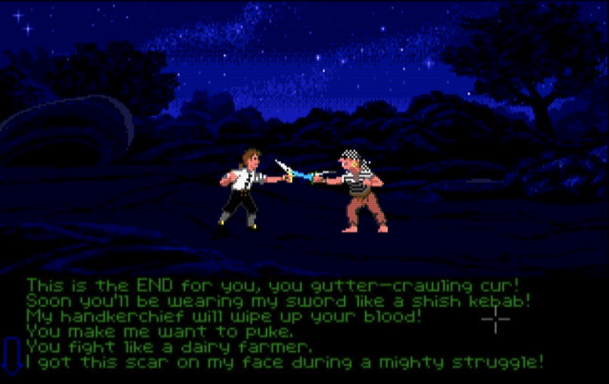 Katso lähemmin Secret of Monkey Island: fencing