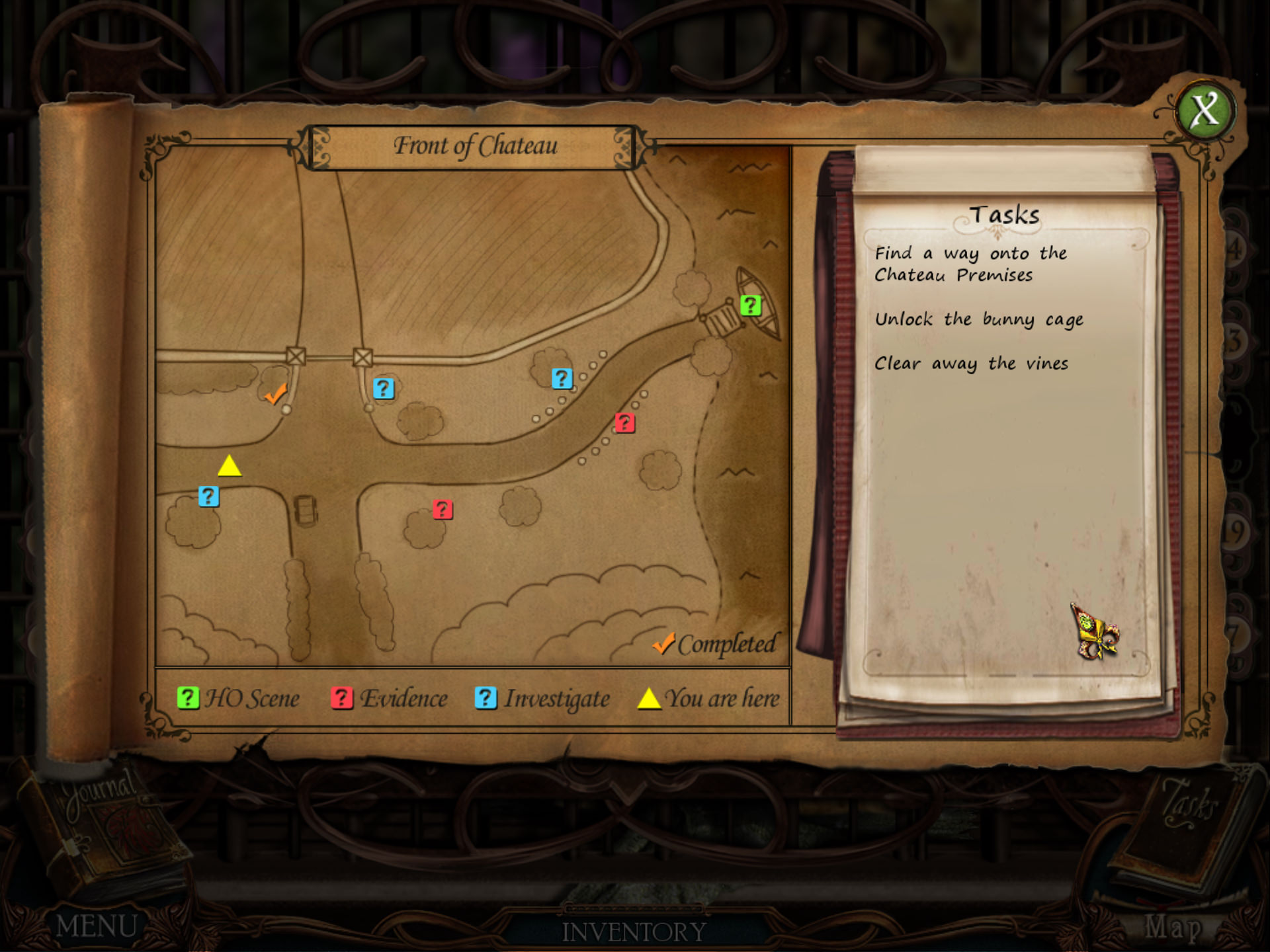 Katso lähemmin The Yellow Room: Map and Tasks